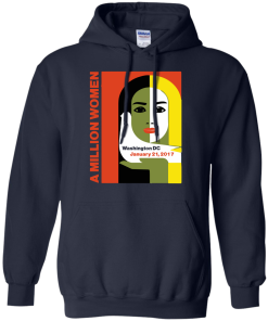 Million Women March T-Shirt, Hoodies - Flattering Slim Fit