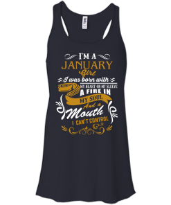 I'm A January Girl T Shirt, Tank Top