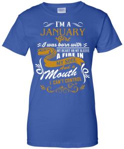 I'm A January Girl T Shirt, Tank Top