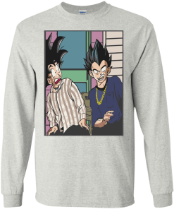 Goku and Vegeta Shirt, Friday The Movie T-Shirt, Hoodies White Version