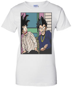 Goku and Vegeta Shirt, Friday The Movie T-Shirt, Hoodies White Version