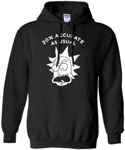 Rick and Morty 20% Accurate as Usual T Shirt, Hoodies, Tank Top
