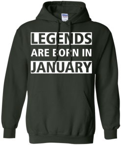 Legends Are Born In January T-Shirt