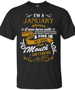 I'm A January Woman T Shirt, Tank Top
