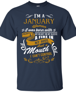 I'm A January Woman T Shirt, Tank Top