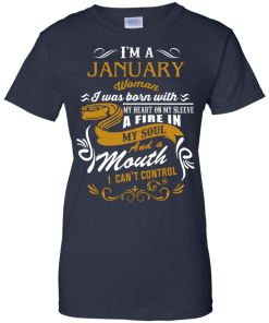 I'm A January Woman T Shirt, Tank Top