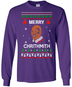 Mike Tyson Merry Chrithmith Christmas Sweater, Long Sleeve Shirt