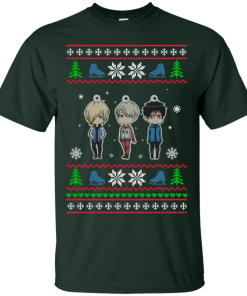 Yuri on Ice Christmas Sweater, T Shirt, Long Sleeve