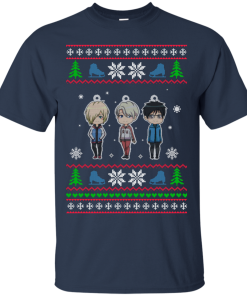 Yuri on Ice Christmas Sweater, T Shirt, Long Sleeve