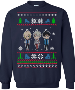 Yuri on Ice Christmas Sweater, T Shirt, Long Sleeve