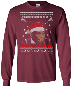 Crying Jordan Christmas Sweater, Long Sleeve