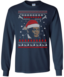Crying Jordan Christmas Sweater, Long Sleeve