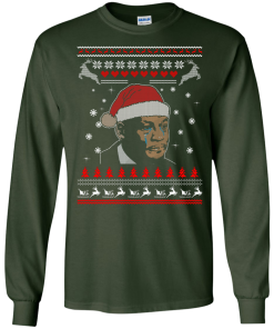 Crying Jordan Christmas Sweater, Long Sleeve