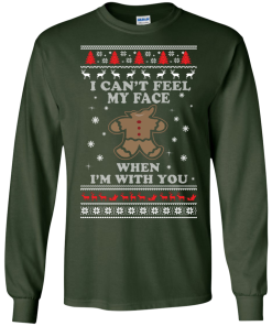 Gingerbread Christmas Sweater - I Can't Feel My Face Shirt