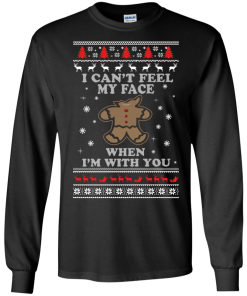 Gingerbread Christmas Sweater - I Can't Feel My Face Shirt