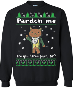 Hamilcat Christmas Sweater Pardon Me Aaron Purr Sir Shirt