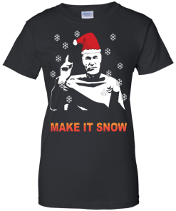 Star Data Trek Make it Snow T Shirt