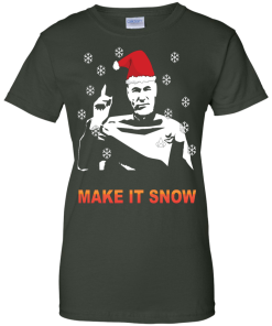 Star Data Trek Make it Snow T Shirt