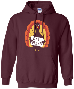 Eat Pizza - Thanksgiving Funny Turkey Pizza T Shirt