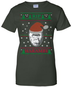 Harambe Rip Christmas Sweater, T-Shirt