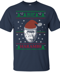 Harambe Rip Christmas Sweater, T-Shirt