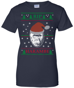 Harambe Rip Christmas Sweater, T-Shirt