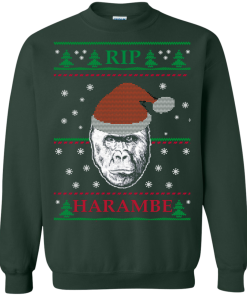 Harambe Rip Christmas Sweater, T-Shirt