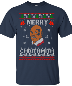 Merry Chrithmith Mike Tyson Ugly Christmas Sweater, T-shirt
