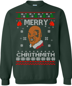 Merry Chrithmith Mike Tyson Ugly Christmas Sweater, T-shirt