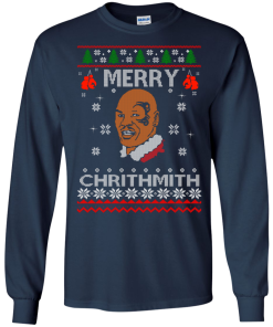 Merry Chrithmith Mike Tyson Ugly Christmas Sweater, T-shirt