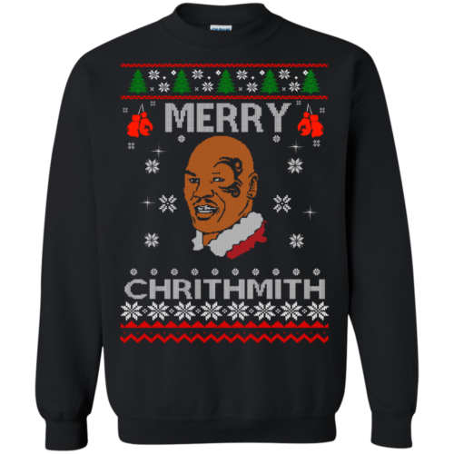 Merry Chrithmith Mike Tyson Ugly Christmas Sweater, T-shirt ...