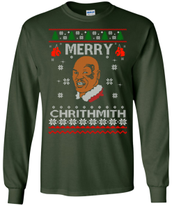 Merry Chrithmith Mike Tyson Ugly Christmas Sweater, T-shirt