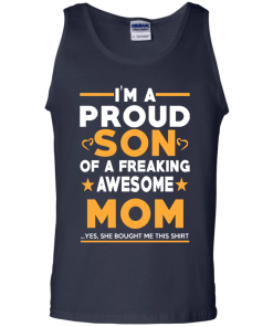 Proud Son Of A Freaking Awesome Mom T-Shirt