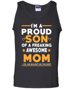 Proud Son Of A Freaking Awesome Mom T-Shirt