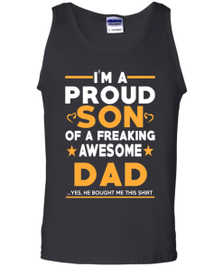 Proud Son Of A Freaking Awesome Dad T-Shirt