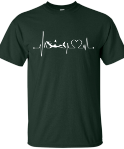 Love Shark - Shark Heart Beat T-Shirt, Hoodies