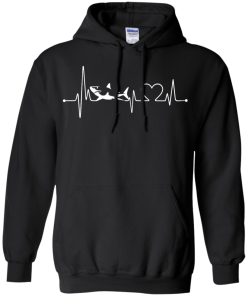 Love Shark - Shark Heart Beat T-Shirt, Hoodies