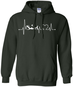 Love Shark - Shark Heart Beat T-Shirt, Hoodies