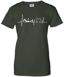 Love Shark - Shark Heart Beat T-Shirt, Hoodies