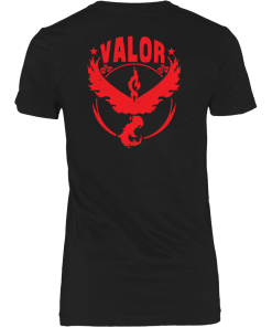 Valor Team Pokemon Go, print in back