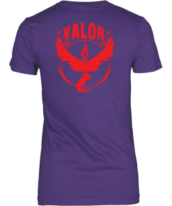 Valor Team Pokemon Go, print in back