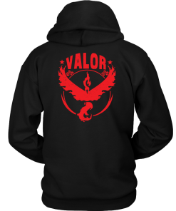 Valor Team Pokemon Go, print in back