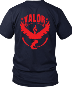 Valor Team Pokemon Go, print in back
