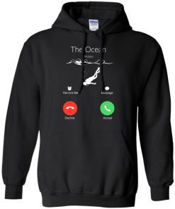 The Ocean is Calling, Scuba diving t-shirt, hoodies, tank top