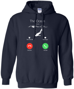 The Ocean is Calling, Scuba diving t-shirt, hoodies, tank top