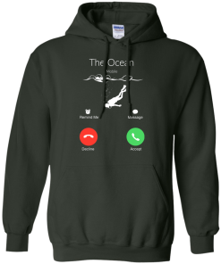 The Ocean is Calling, Scuba diving t-shirt, hoodies, tank top