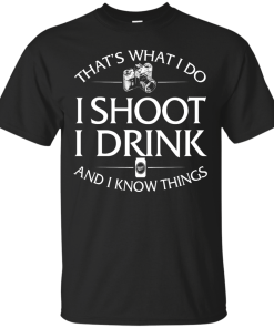 Photographer T-shirt: That's what I do, I shoot