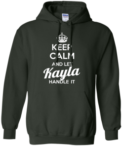 Name T-shirt: Keep calm and let Kayla handle it