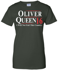 Oliver Queen for president 2016 t shirt & hoodies
