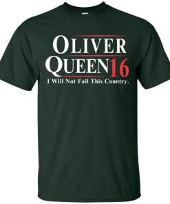 Oliver Queen for president 2016 t shirt & hoodies